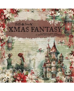 Bella Luna Crafts Xmas Fantasy 8x8 Inch Collection Pack Bella Luna Crafts Xmas Fantasy 8x8 Inch Collection Pack