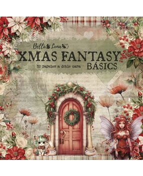 Bella Luna Crafts Xmas Fantasy Basics 12x12 Inch Collection Pack Bella Luna Crafts Xmas Fantasy Basics 12x12 Inch Collection Pack