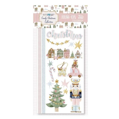 Papers For You Candy Christmas Rub On Transfers (PFY-14195) Papers For You Candy Christmas Rub On Transfers (PFY-14195)