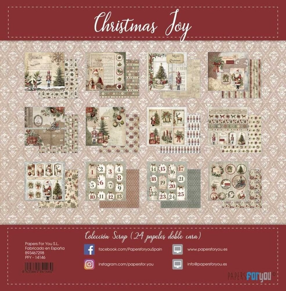 Papers For You Christmas Joy 6x6 Inch Paper Pack (PFY-14146) Papers For You Christmas Joy 6x6 Inch Paper Pack (PFY-14146)