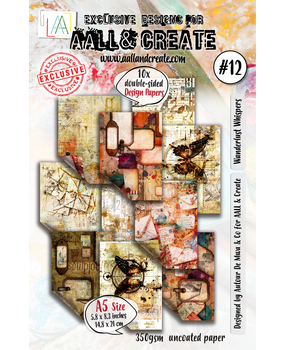AALL and Create Design Paper A5 Wanderlust Whispers (AALL-PA-012)