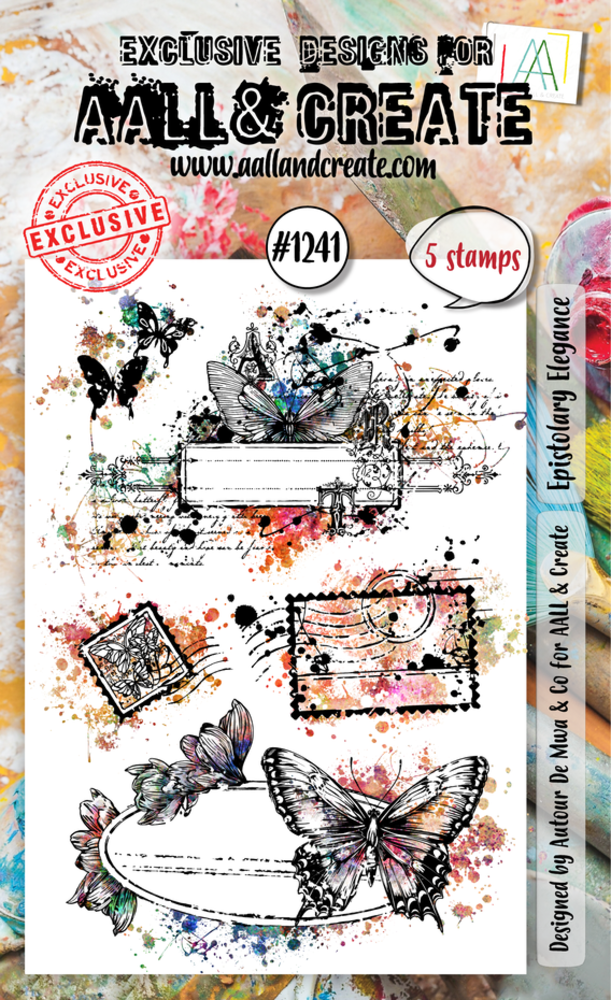 AALL and Create Clear Stamp Set A6 Epistolary Elegance (AALL-TP-1241) AALL and Create Clear Stamp Set A6 Epistolary Elegance (AALL-TP-1241)