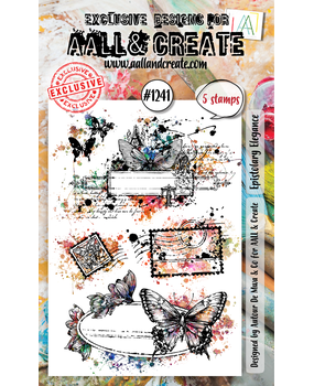 AALL and Create Clear Stamp Set A6 Epistolary Elegance (AALL-TP-1241) AALL and Create Clear Stamp Set A6 Epistolary Elegance (AALL-TP-1241)