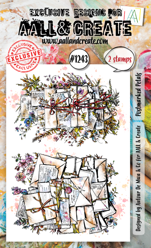 AALL and Create Clear Stamp Set A6 Postmarked Petals (AALL-TP-1243) AALL and Create Clear Stamp Set A6 Postmarked Petals (AALL-TP-1243)