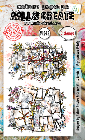 AALL and Create Clear Stamp Set A6 Postmarked Petals (AALL-TP-1243) AALL and Create Clear Stamp Set A6 Postmarked Petals (AALL-TP-1243)