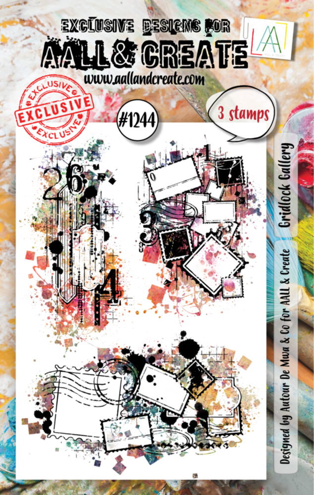 AALL and Create Clear Stamp Set A7 Gridlock Gallery (AALL-TP-1244) AALL and Create Clear Stamp Set A7 Gridlock Gallery (AALL-TP-1244)