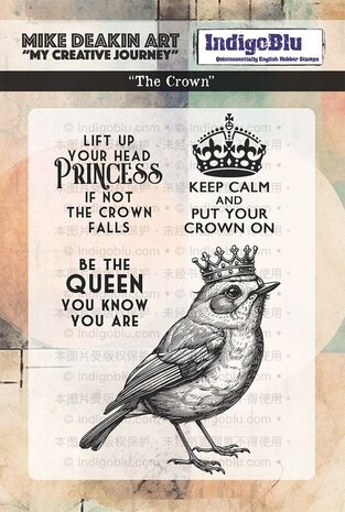 IndigoBlu The Crown A6 Rubber Stamps (IND1330)
