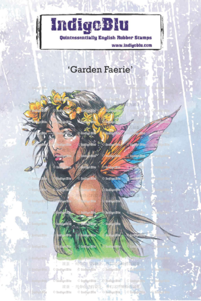 IndigoBlu Garden Faerie A6 Rubber Stamps (IND1340)