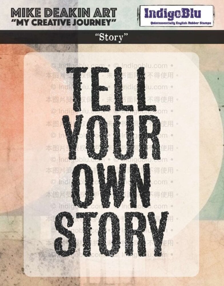 IndigoBlu Story A8 Rubber Stamps (IND1332) IndigoBlu Story A8 Rubber Stamps (IND1332)