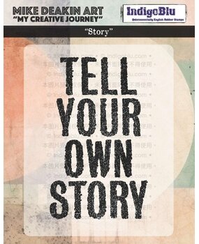 IndigoBlu Story A8 Rubber Stamps (IND1332) IndigoBlu Story A8 Rubber Stamps (IND1332)