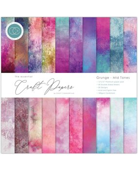 Craft Consortium Essential Craft Papers 12x12 Inch Paper Pad Grunge Mid Tones (CCEPAD032) Craft Consortium Essential Craft Papers 12x12 Inch Paper Pad Grunge Mid Tones (CCEPAD032)