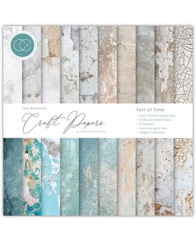 Craft Consortium Essential Craft Papers 6x6 Inch Paper Pad Test of Time (CCEPAD033B)