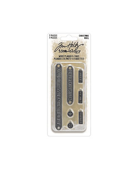 Idea-ology Tim Holtz Christmas Word Plaques + Tags (TH94405) Idea-ology Tim Holtz Christmas Word Plaques + Tags (TH94405)