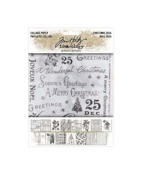 Idea-ology Tim Holtz Christmas Collage Paper (TH94409) Idea-ology Tim Holtz Christmas Collage Paper (TH94409)