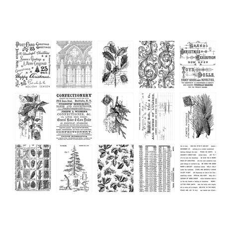 Idea-ology Tim Holtz Christmas Collage Paper (TH94409)