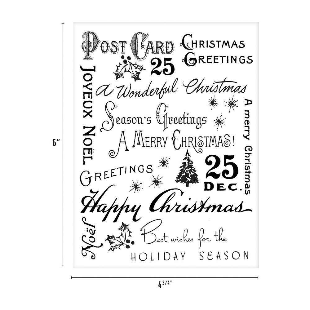 Idea-ology Tim Holtz Christmas Collage Paper (TH94409)