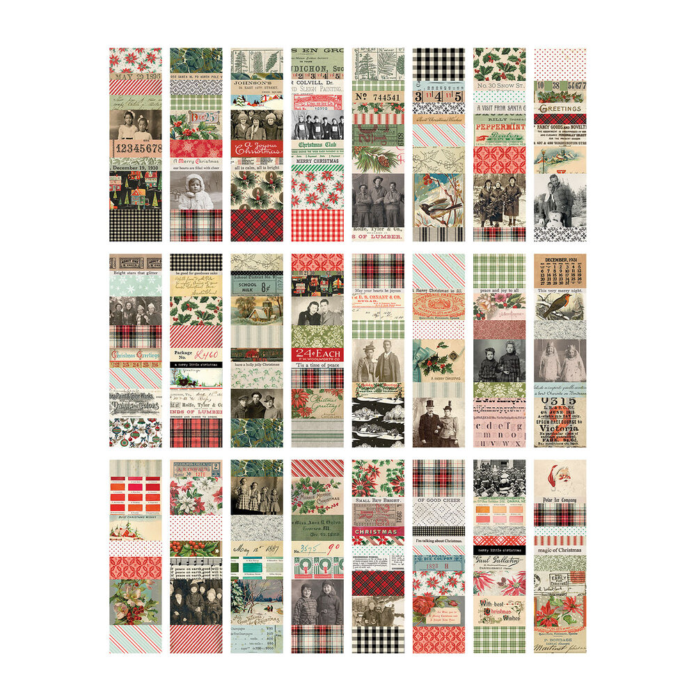 Idea-ology Tim Holtz Christmas Large Collage Strips (TH94410)