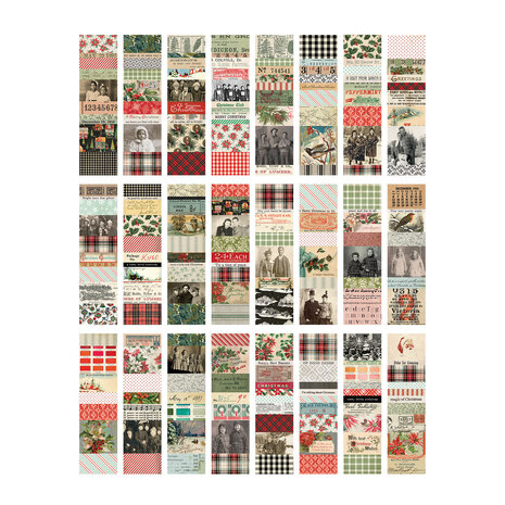 Idea-ology Tim Holtz Christmas Large Collage Strips (TH94410)