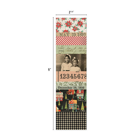 Idea-ology Tim Holtz Christmas Large Collage Strips (TH94410)