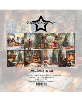Paper Favourites Christmas Scene 12x12 Inch Paper Pack (PF708) Paper Favourites Christmas Scene 12x12 Inch Paper Pack (PF708)