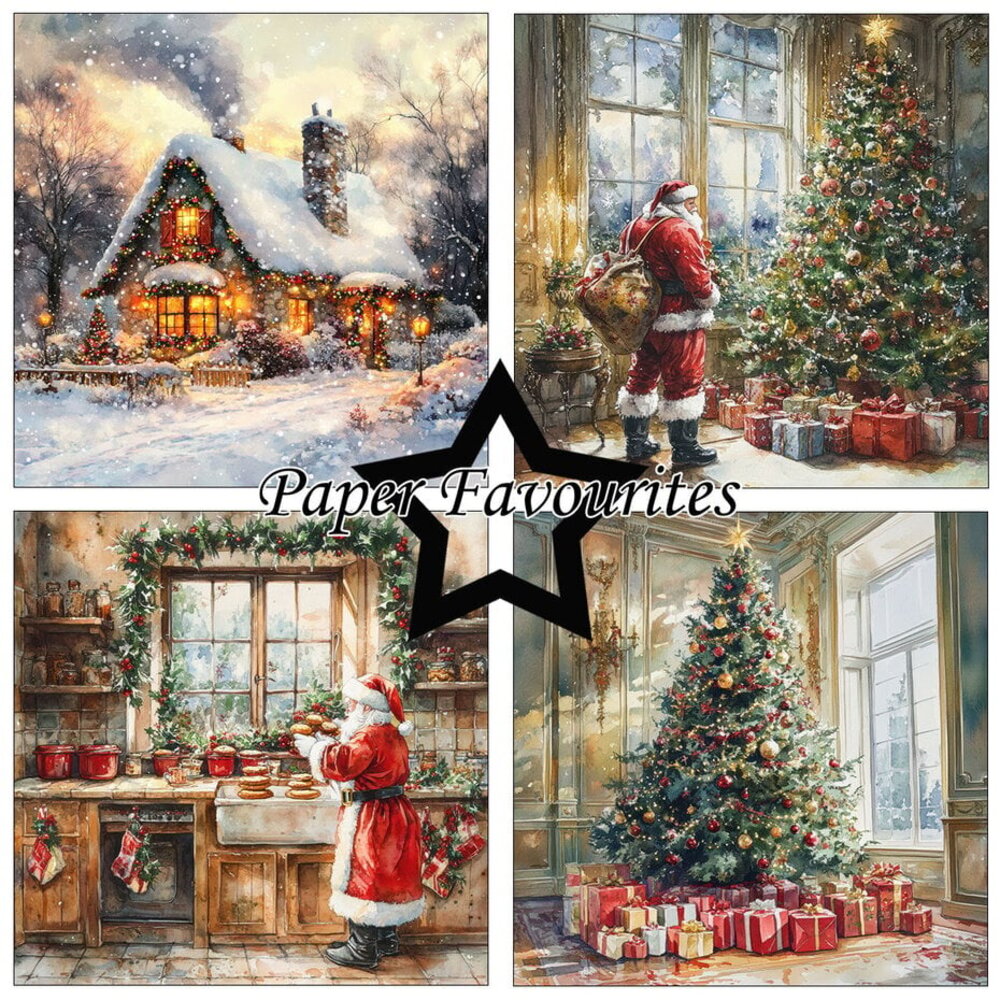 Paper Favourites Christmas Scene 6x6 Inch Paper Pack (PF508) Paper Favourites Christmas Scene 6x6 Inch Paper Pack (PF508)