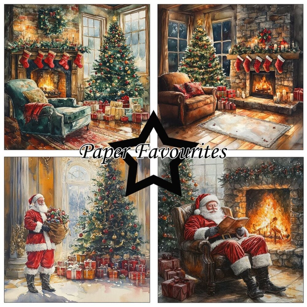 Paper Favourites Christmas Scene 6x6 Inch Paper Pack (PF508) Paper Favourites Christmas Scene 6x6 Inch Paper Pack (PF508)