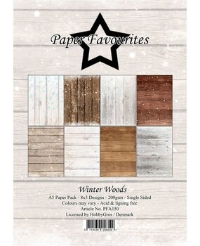 Paper Favourites Winter Woods A5 Paper Pack (PFA150) Paper Favourites Winter Woods A5 Paper Pack (PFA150)
