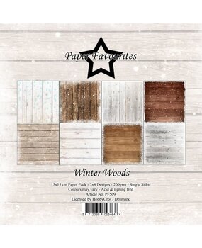 Paper Favourites Winter Woods 6x6 Inch Paper Pack (PF509) Paper Favourites Winter Woods 6x6 Inch Paper Pack (PF509)