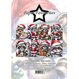 Paper Favourites Christmas Raccoons A5 Paper Pack (PFA152)*
