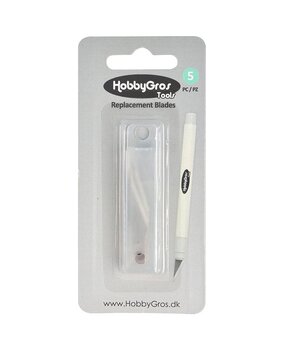 HobbyGros Hobby Knife Replacement Blades (5pcs) (HGT022)