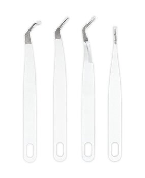 HobbyGros Tweezers Set (4pcs) (HGT023)