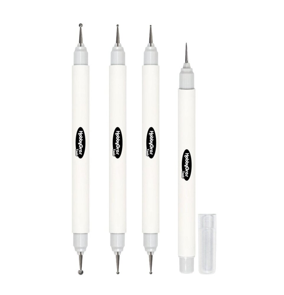 HobbyGross Storage Embossing Stylus Set + Piercing Tool (HGT024)