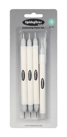 HobbyGross Storage Embossing Stylus Set + Piercing Tool (HGT024)