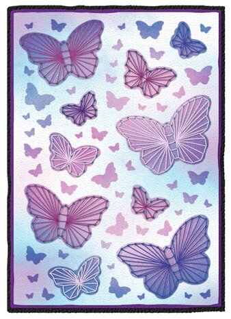 Studio Light Essentials Butterflies Layered Embroidery Masking Stencil (SL-ES-MASK309)