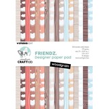 Creative Craftlab Friendz Woodgrain A5 Paper Pad (CCL-FR-DPP241)