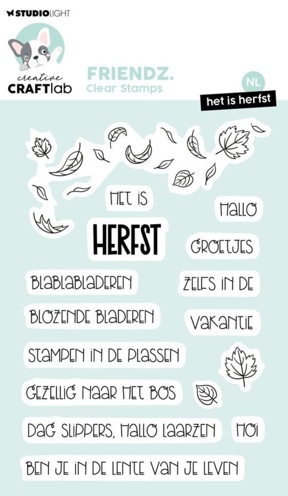 Creative Craftlab Friendz Clear Stamp Het Is Herfst (CCL-FR-STAMP727)