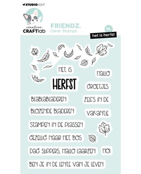 Creative Craftlab Friendz Clear Stamp Het Is Herfst (CCL-FR-STAMP727) Creative Craftlab Friendz Clear Stamp Het Is Herfst (CCL-FR-STAMP727)