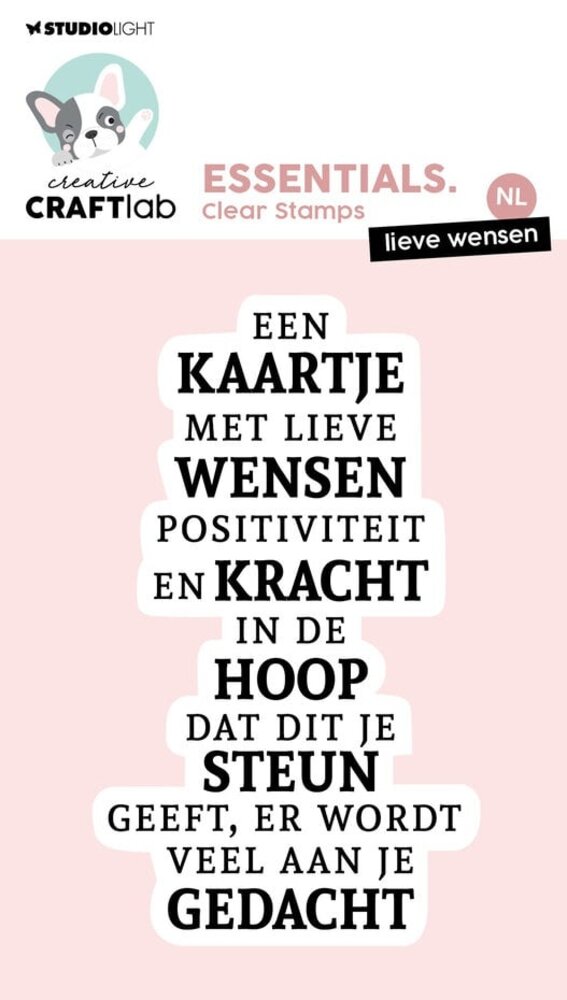 Creative Craftlab Essentials Clear Stamp Lieve Wensen (CCL-ES-STAMP724) Creative Craftlab Essentials Clear Stamp Lieve Wensen (CCL-ES-STAMP724)
