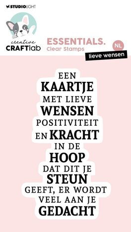 Creative Craftlab Essentials Clear Stamp Lieve Wensen (CCL-ES-STAMP724) Creative Craftlab Essentials Clear Stamp Lieve Wensen (CCL-ES-STAMP724)