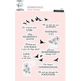 Creative Craftlab Essentials Clear Stamp Condolences (CCL-ES-STAMP725)