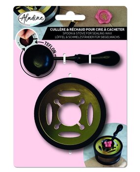 Aladine Wax Teflon Spoon And Stove (80819) Aladine Wax Teflon Spoon And Stove (80819)