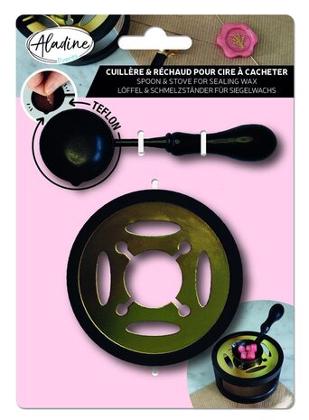 Aladine Wax Teflon Spoon And Stove (80819) Aladine Wax Teflon Spoon And Stove (80819)