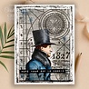 Creative Expressions Sam Poole Pre-Cut Rubber Stamp A6 Mr Foreteller (CER061) Creative Expressions Sam Poole Pre-Cut Rubber Stamp A6 Mr Foreteller (CER061)