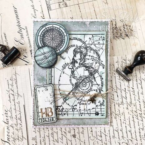 Creative Expressions Sam Poole Pre-Cut Rubber Stamp A6 Mr Stargazer (CER062)