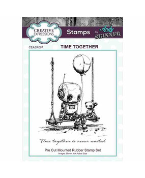 Creative Expressions Andy Skinner Pre-Cut Rubber Stamp A6 Time Together (CEASR067) Creative Expressions Andy Skinner Pre-Cut Rubber Stamp A6 Time Together (CEASR067)
