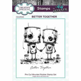Creative Expressions Andy Skinner Pre-Cut Rubber Stamp A6 Better Together (CEASR069)
