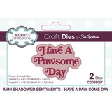 Creative Expressions Sue Wilson Craft Die Have A Paw-some Day (CEDSS057)