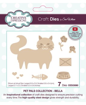 Creative Expressions Sue Wilson Craft Die Pet Pals Bella (CED23080) Creative Expressions Sue Wilson Craft Die Pet Pals Bella (CED23080)
