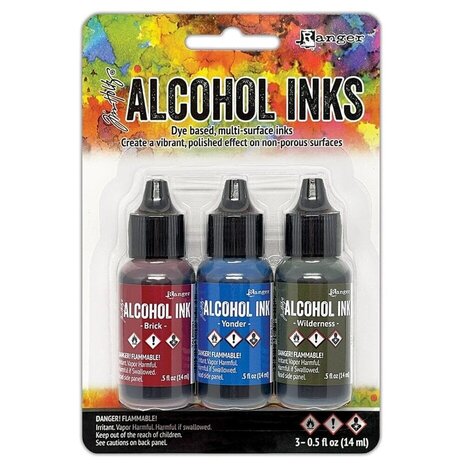 Ranger Tim Holtz Alcohol Ink Trio Expedition (TAK86123) Ranger Tim Holtz Alcohol Ink Trio Expedition (TAK86123)