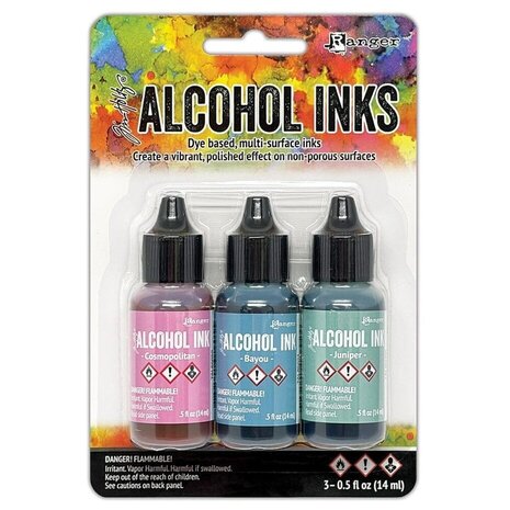 Ranger Tim Holtz Alcohol Ink Trio Getaway (TAK86130) Ranger Tim Holtz Alcohol Ink Trio Getaway (TAK86130)